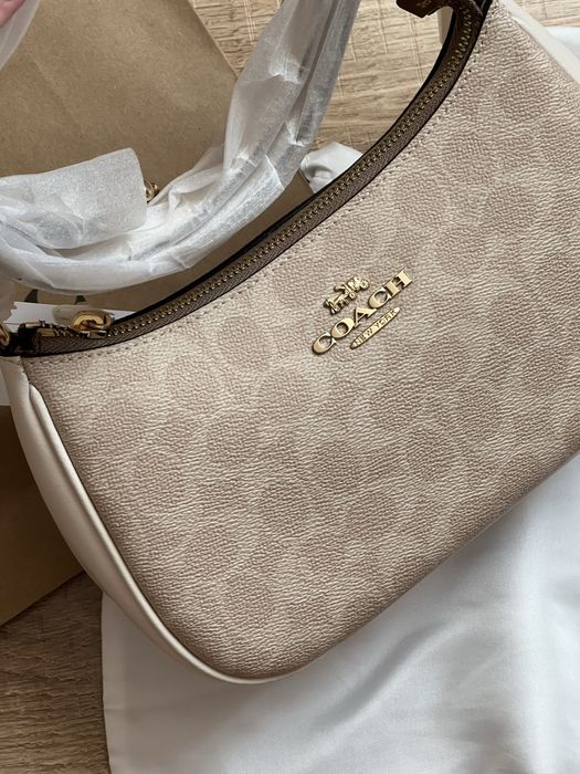 Сумка Coach Teri оригінал бежева