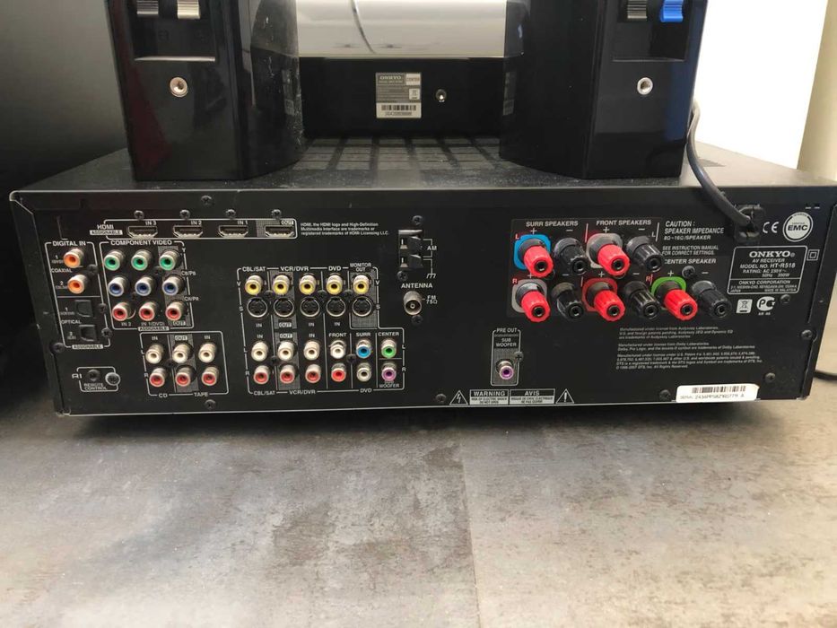 Ресивер + 5.1 обємний звук onkyo HT-R518