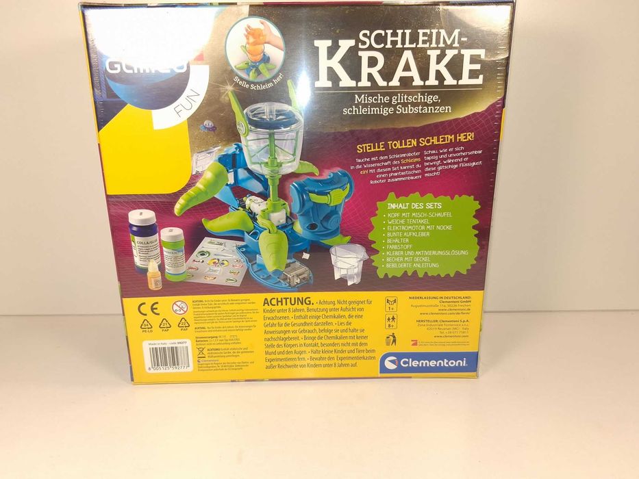 N278 Clementoni Galileo Schleim-Krake Robot Do Robienia Slime Nowy
