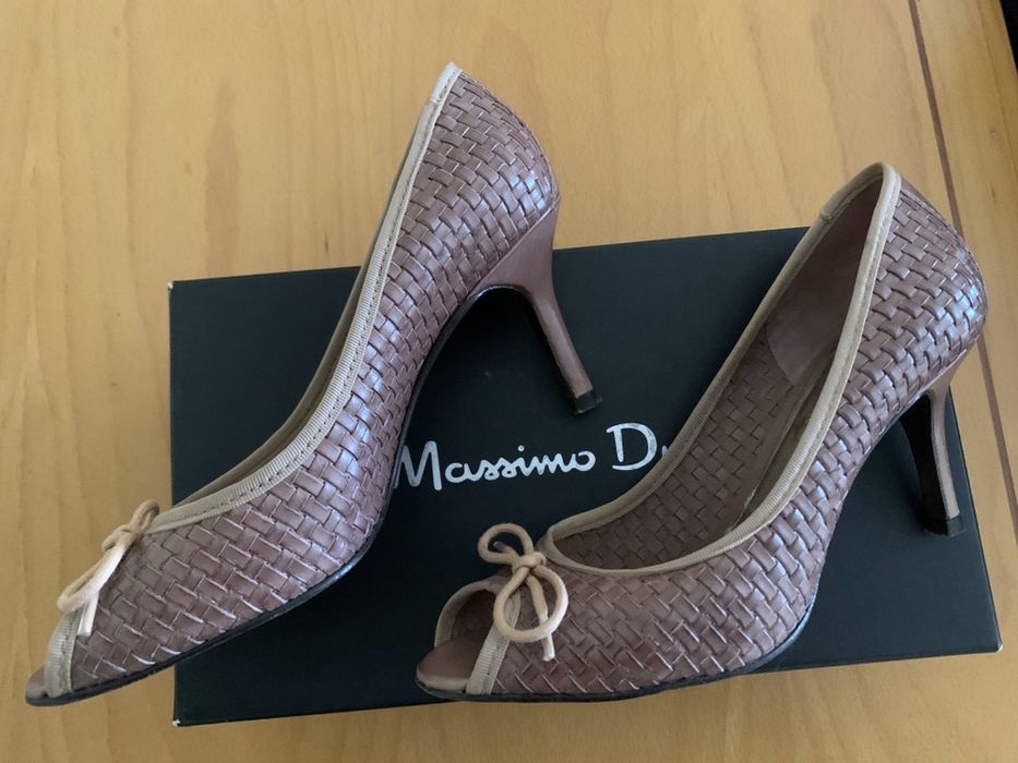 Sapato peep toe, Massimo Dutti