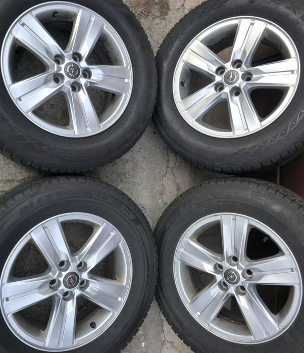 Alufelgi Opel Mokka Astra J K Chevrolet 16 5x105 6.5J ET 38 oryginalne czujniki ciśnienia Tpms Śruby komplet