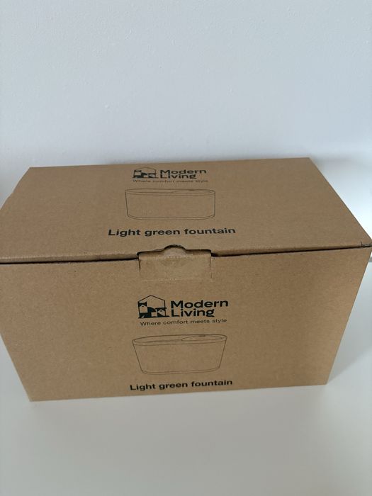 Modern Living Nowoczesna, jasnozielona fontanna do picia