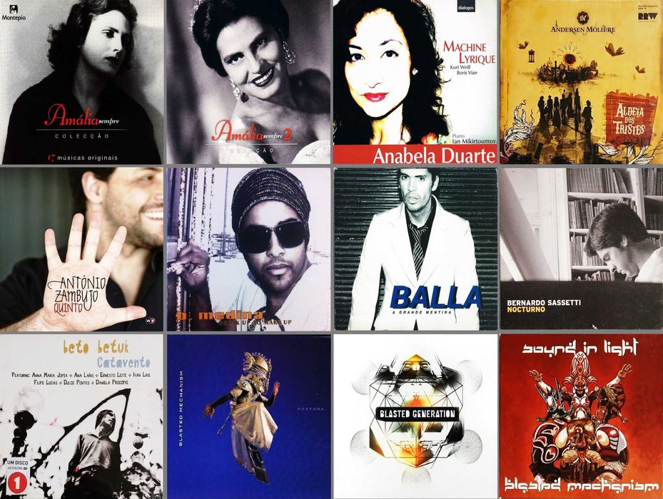 96 CDs Digipak - Música Portuguesa - Muito Bom Estado