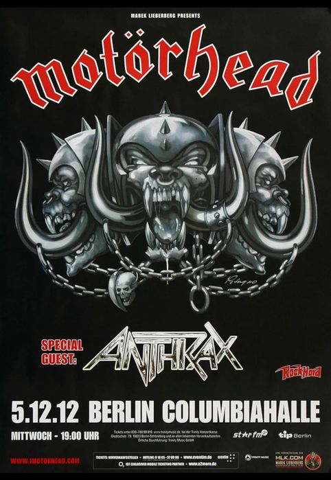 Anthrax CD/DVD з автографами