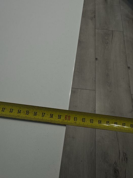 Biurko biały połysk 140x60