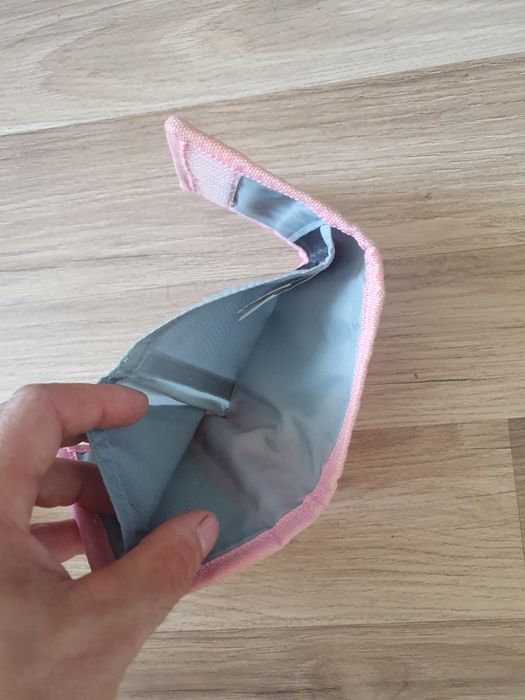 Portfel dziecięcy dla dziewczynki pudrowy róż adidas