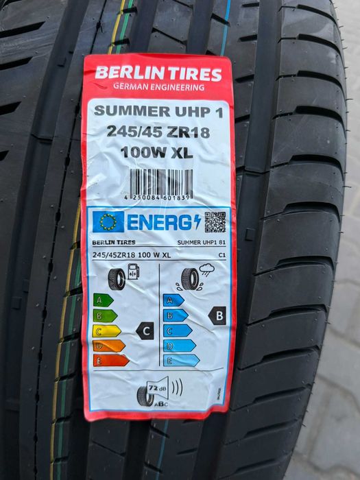opony letnie 245/45r18 BERLIN Tires NOWE 25rok lato