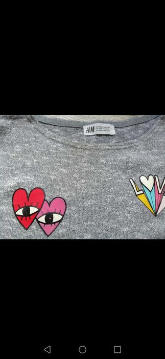 H&M spodnie rurki i bluzka 158cm 12 lat