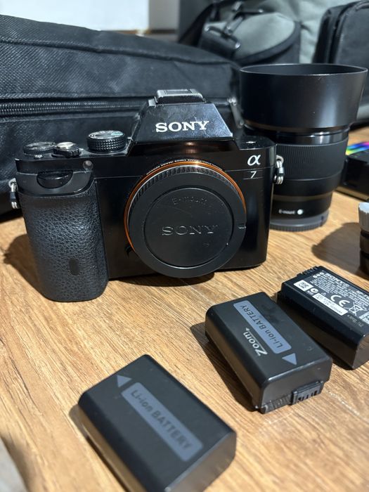 Sony A7 \ obiektyw / zestaw