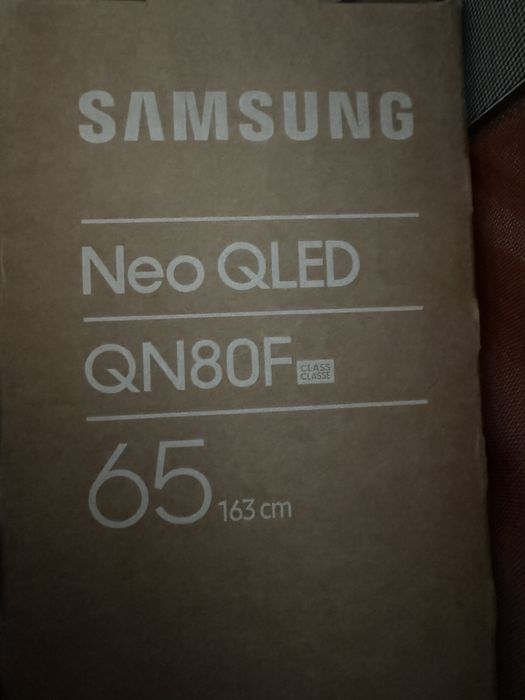Телевізор Samsung 65qn80f MiniLed 144 Герц Новий Гарантія 1 Рік
