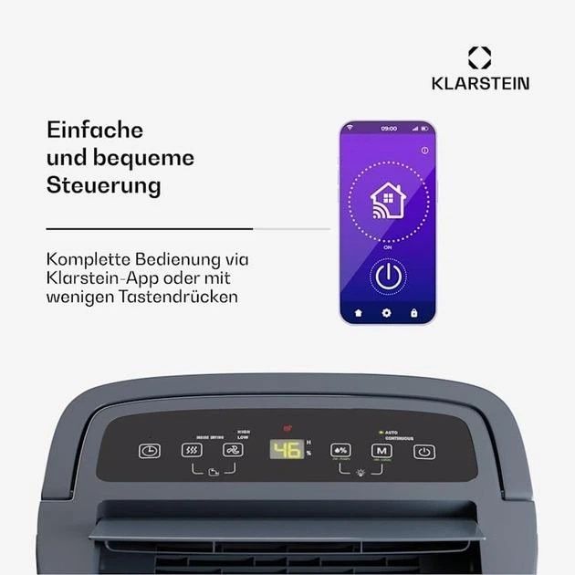Осушувач повітря Klarstein DryFy Connect 40л (10045540)