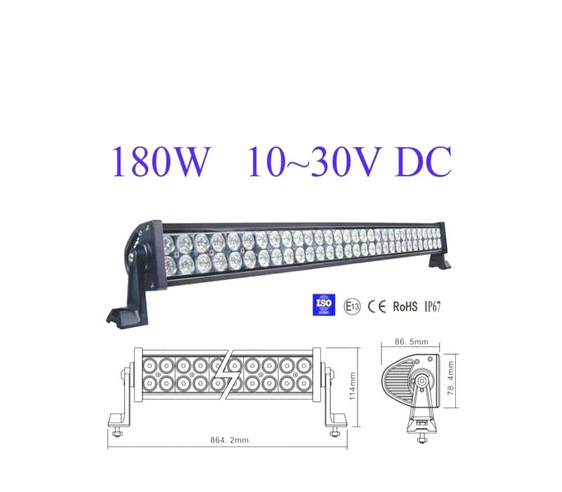 BARRA LED 180W 10.800 LM