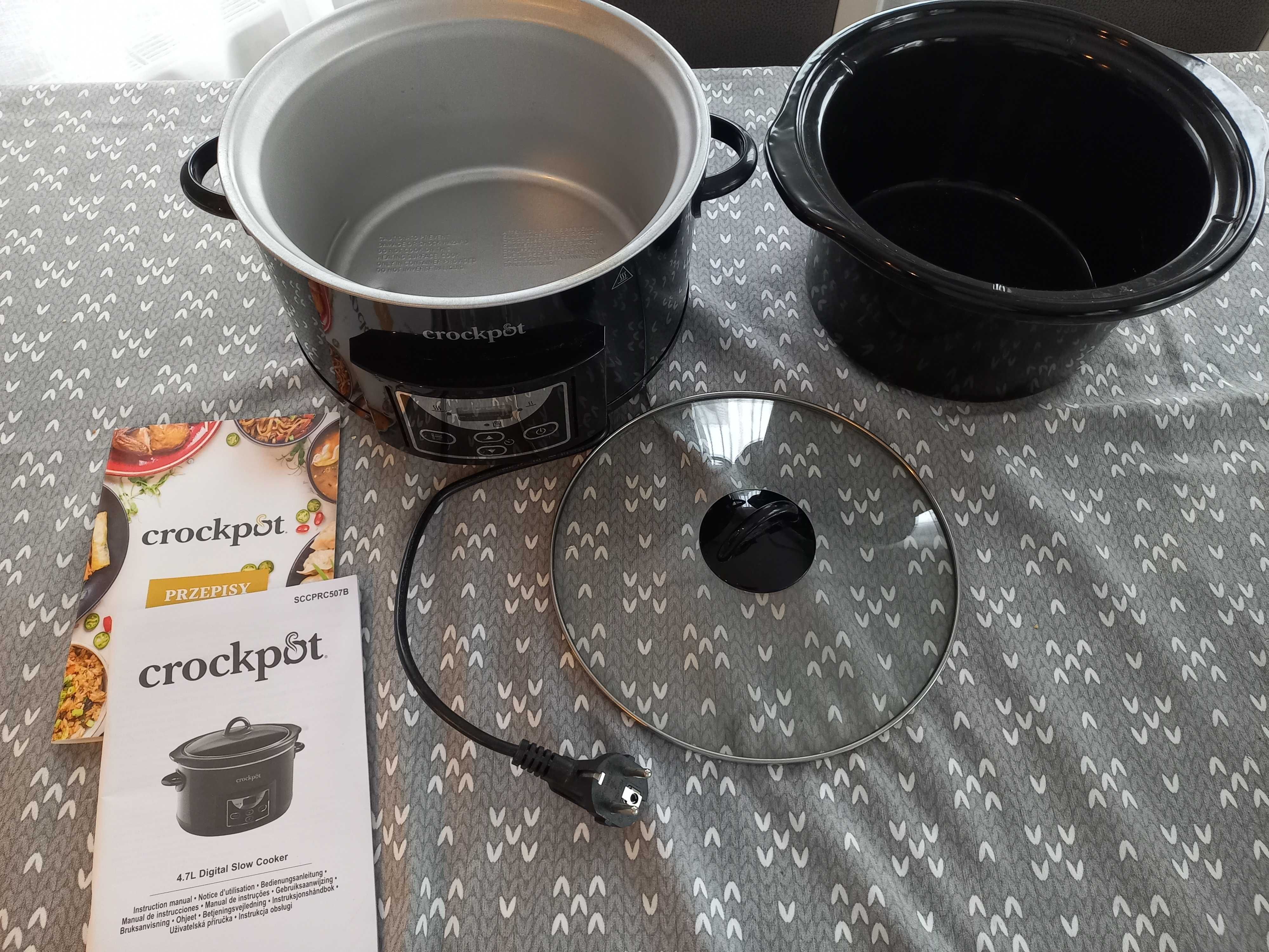 Wolnowar Crock Pot 4.7 litra czarny Nadolice Wielkie • OLX.pl