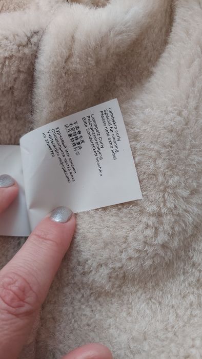 Marcain дублянка розмір М L  n5 з натурального ягняти