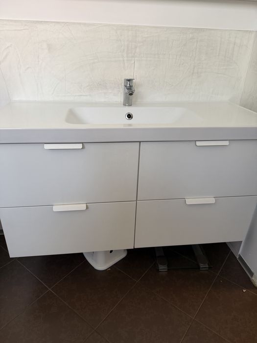 Umywalka z szafka ikea 120 cm+ bateria hansgrohe