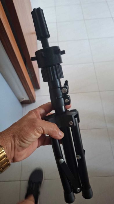 Mini tripé para cabeça de manequim