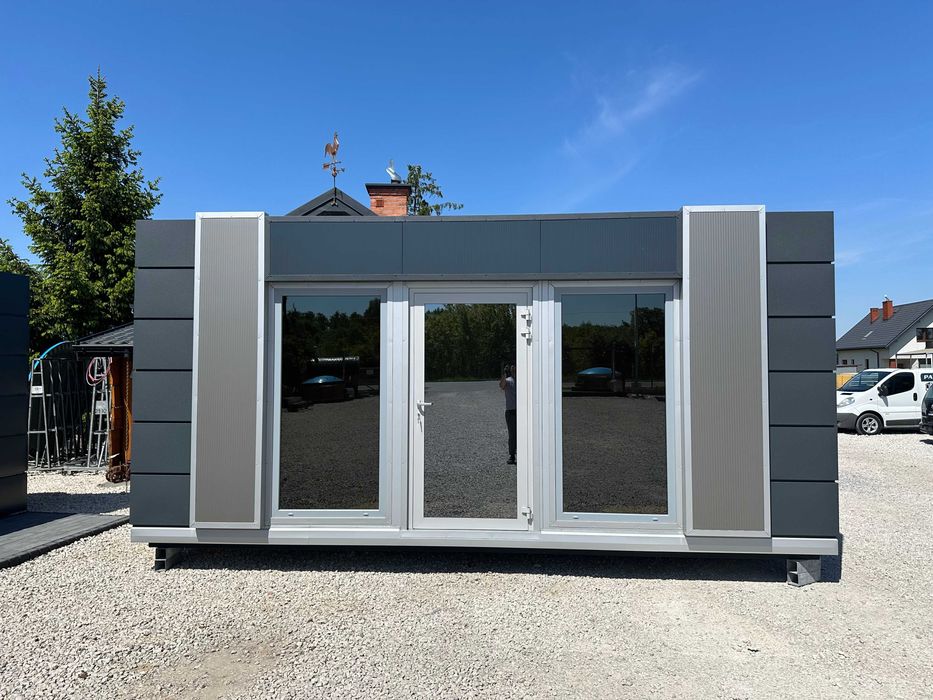 Kontener Handlowy Mieszkalny kiosk Komis Sklep fryzjer wiata Bar