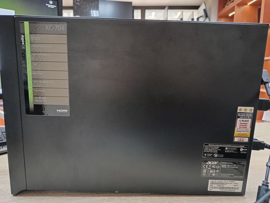 Mały  komputer sff Acer XC-704 240gb ssd 8GB Celeron J3060