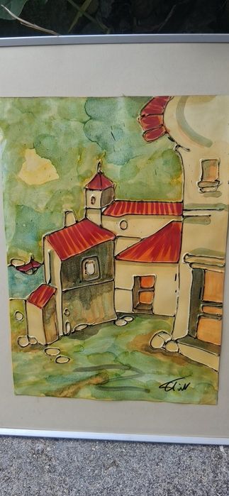 2 Quadros pintura anos 70