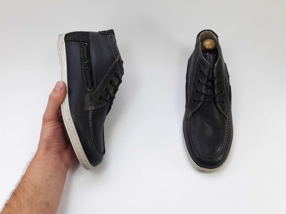 Кожаные кеды шкіряні кеди 40 25.5-26 см