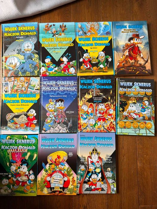 Komiksy "Wujek Sknerus i Kaczor Donald" 10 tomów