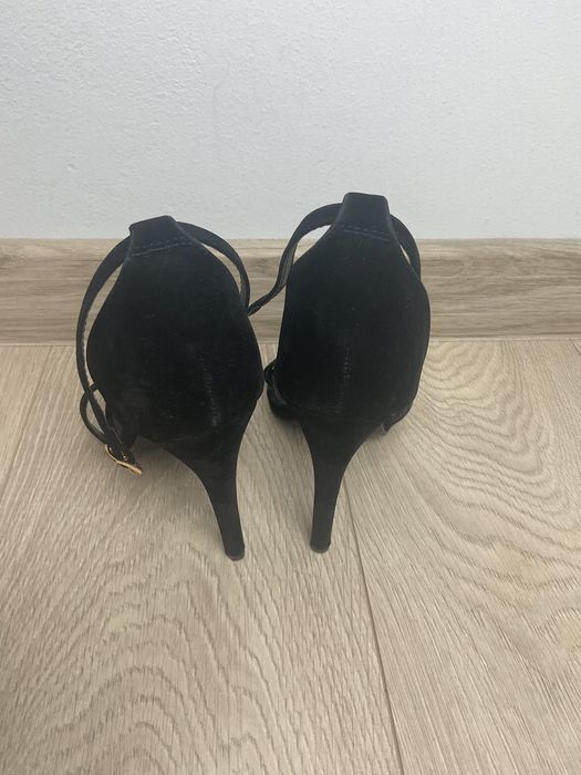 PrettyLittleThing sandały na obcasie 39 czarne eleganckie jak nowe