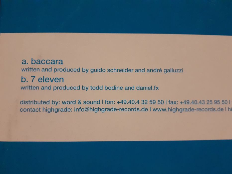Varius Artysta vol. IV Baccara 7 eleven winyl