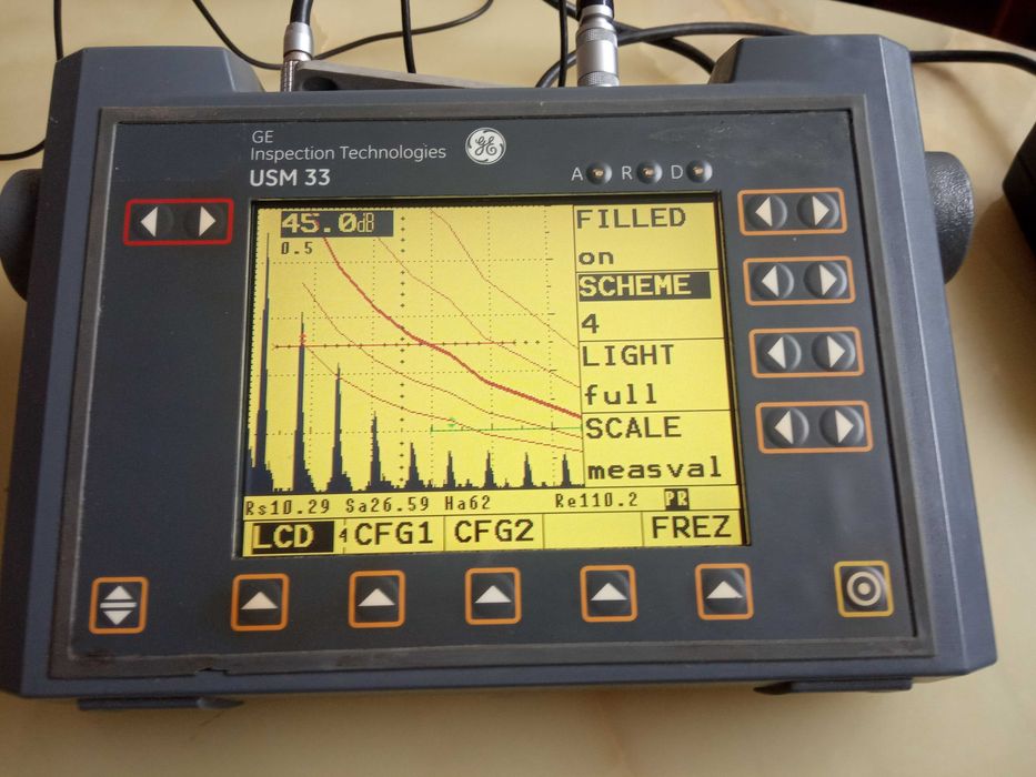 Defektoskop ultradźwiękowy Krautkramer USM33 DAC ndt ut