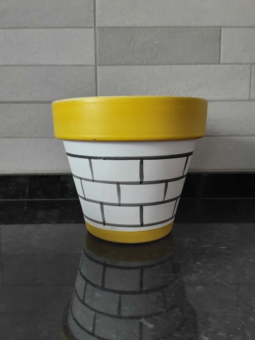 Vaso de Argila Pintado