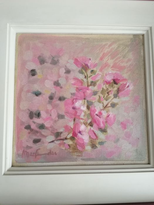 Quadro pintado à mão