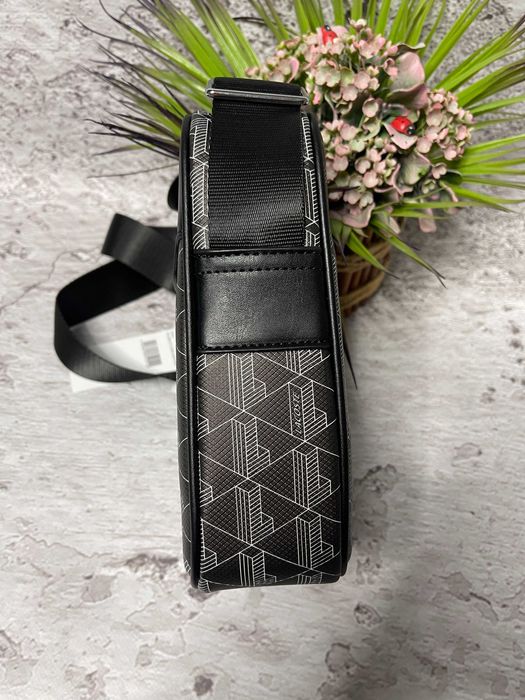 Сумка через плечо Lacoste Monogram мессенджер, сумка Лакоста мужская