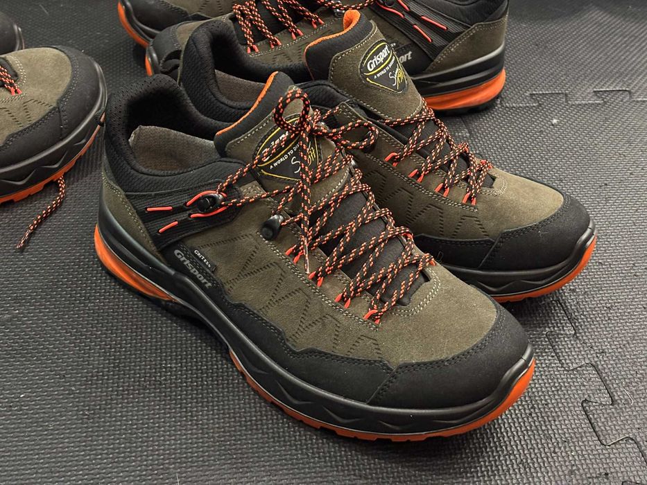 Кросівки трекінгові р.43, 44, 45, 46, 47 - Grisport Spur Grey Walking Shoe - 14901 (напівчеревики) - Vibram