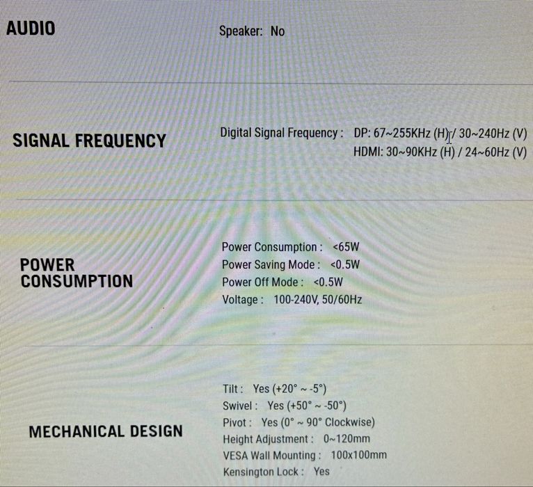 Monitor Gaming ASUS ROG PG258