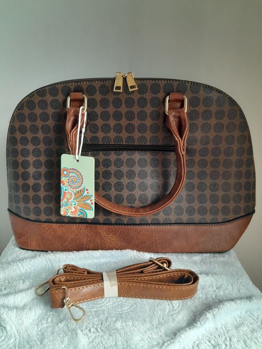 Torebka damska brązowa duża