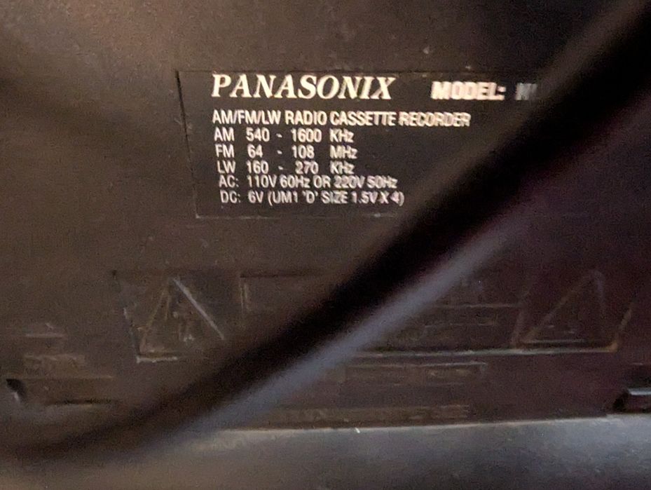 Radio magnetofon - nie działa