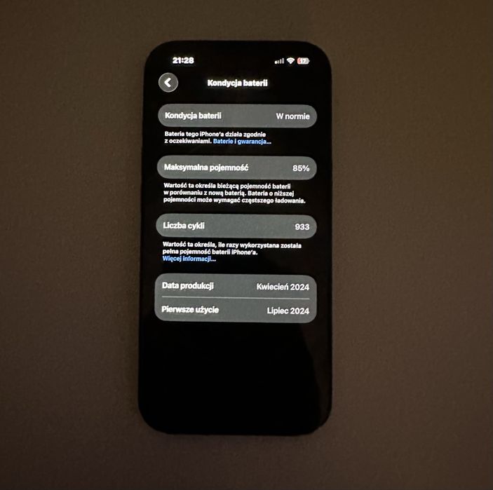 Iphone 15 128GB Black