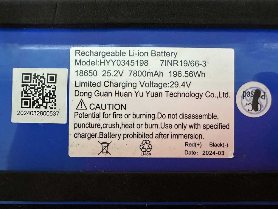 Акумуляторна збірка 7S3P 25.2V