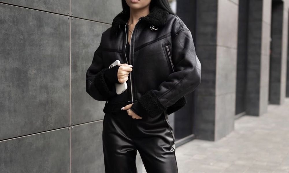 Дебленка чонрна в стилі Zara