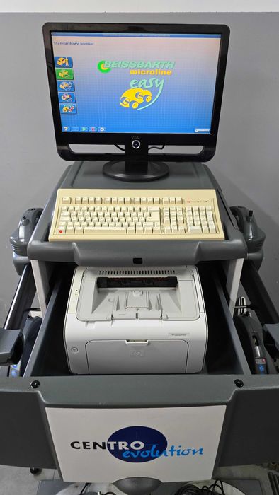 Geometria kół Beissbarth Microline Easy Windows, zbieżność, RADIO