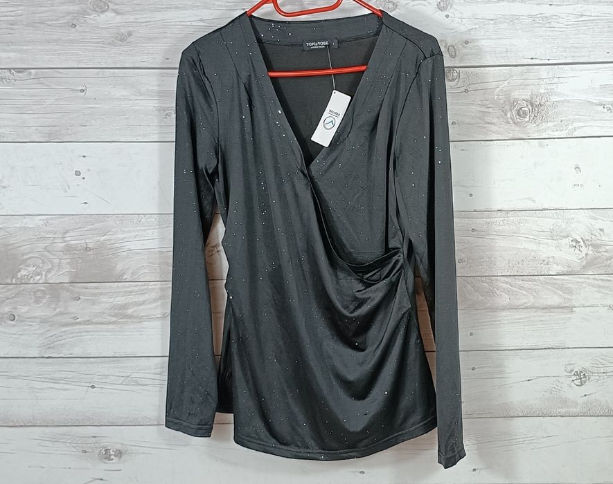 Bluzka damska czarna Tom & Rose L
