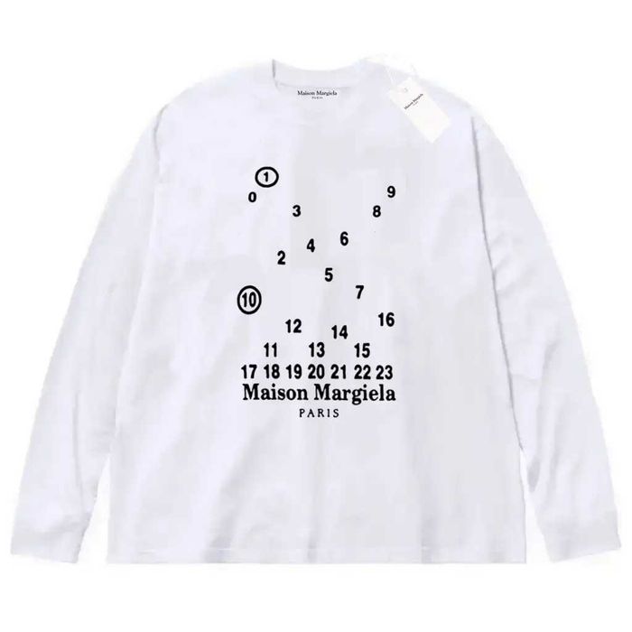 Лонгслив Maison Margiela Logo унисекс Мейсон Маржела