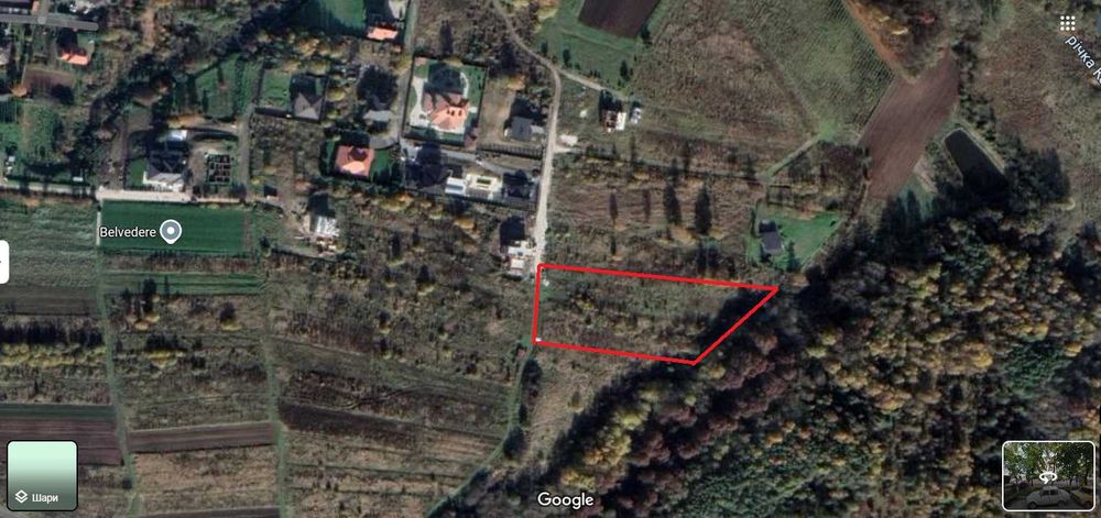 Продаж чудової земельної ділянки біля лісу