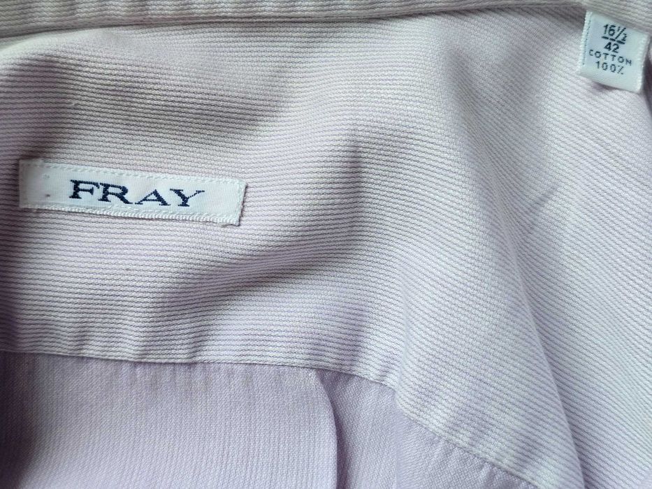 Fray рубашка из египетского хлопка и пуговицами из перламутра