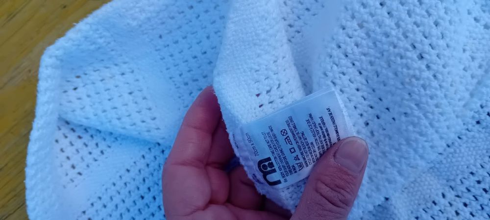 Conjunto lençóis e manta de algodão para alcofa de bebé