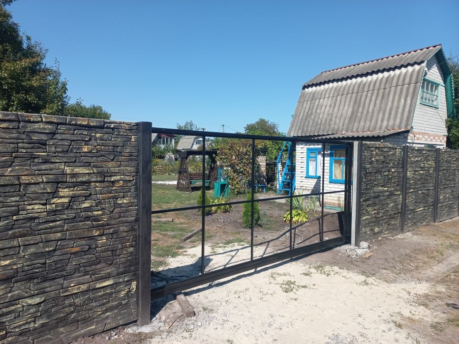 Ворота,калитка,навес