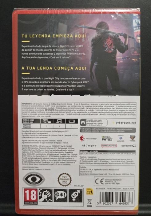 CyberPunk 2077 Ultimate Edition - Nintendo Switch 2