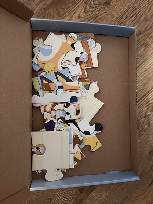 Puzzle Bluey double face 2in1 3+ nowe