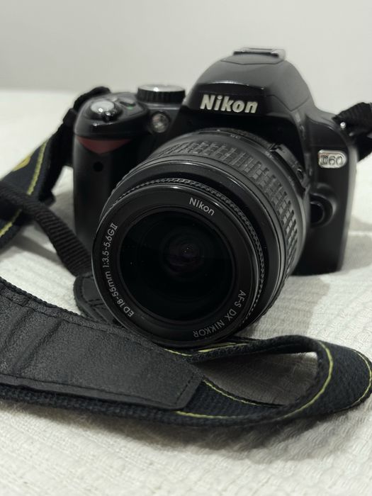 nikon d60 + lente 18-55