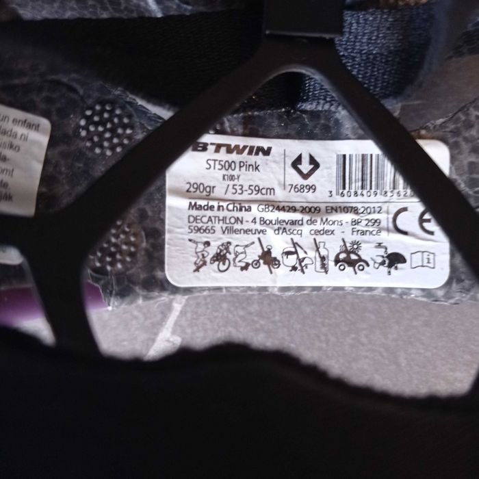 Capacete de BTT Rockrider ST500 Azul Rosa