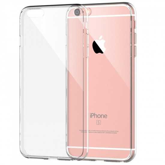 Capa de silicone transparente para iPhone 6 e 6s